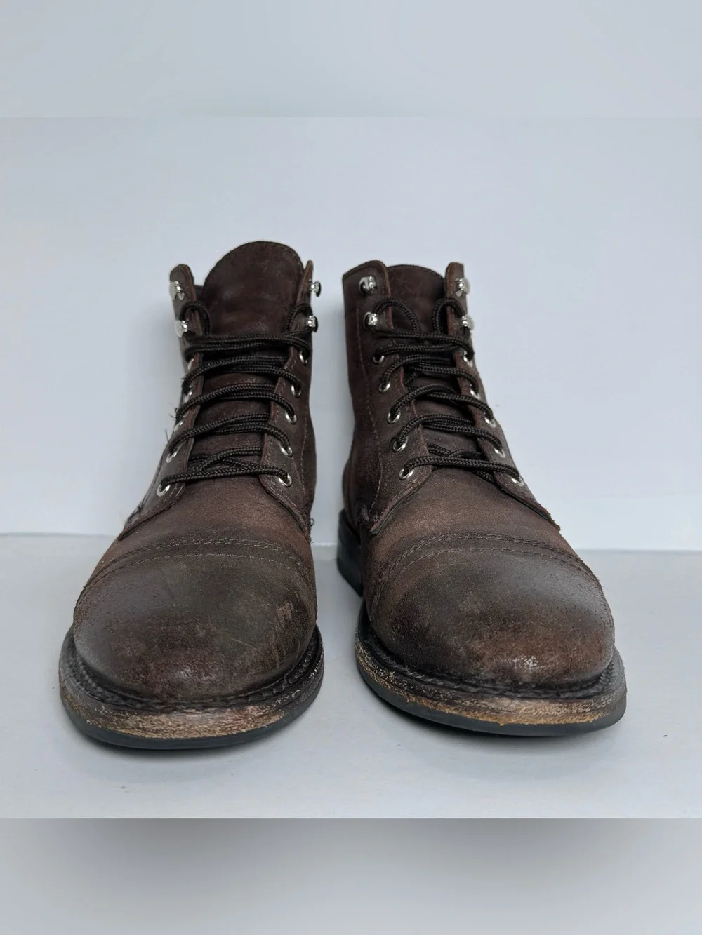 Thursday Boot Co Captain Dark Brown Leather Cap Toe Boots Men’s 9 Goodyear Welt